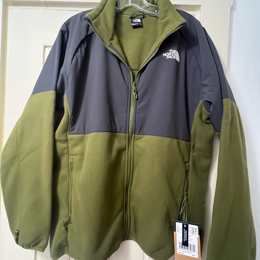 The North Face Olive Fleece Jacket